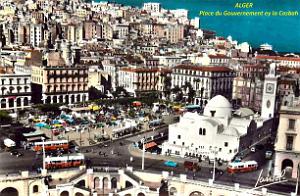 Alger - Place du Gouvernement et la Casbah